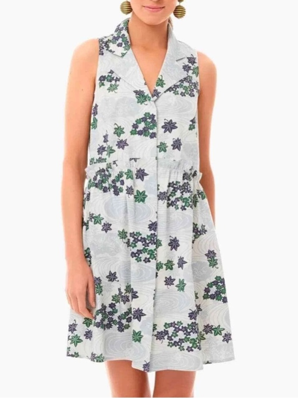 Tuckernuck Sleeveless Royal Shirt Dress